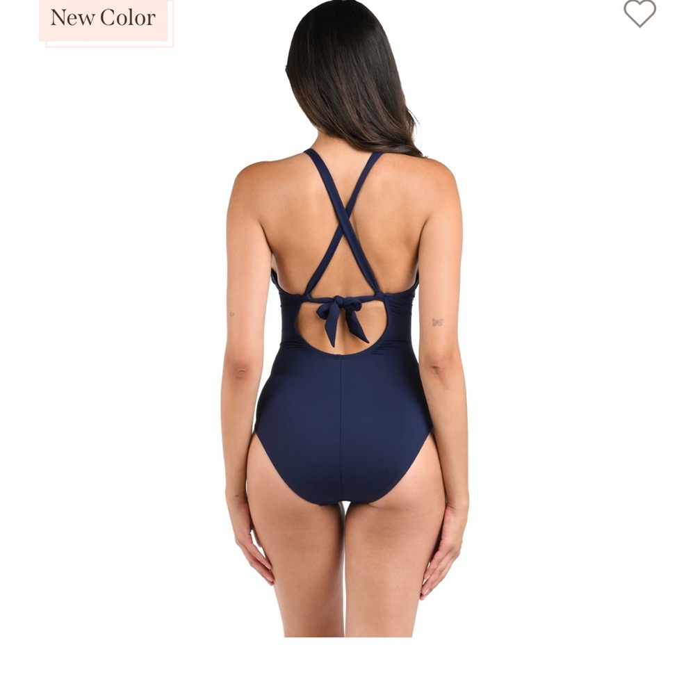 La Blanca island goddess size 8 navy - Picture 2 of 2